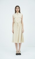 SIXDO Woven Flared Dress for Women